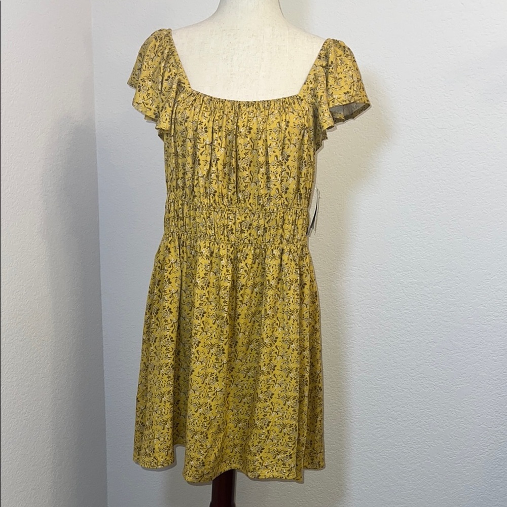Melrose‎ and Market floral  Yellow Dress